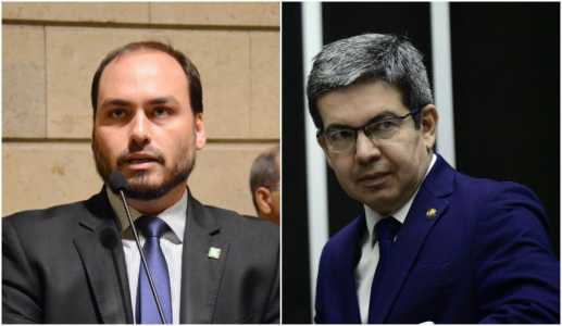 Carlos Bolsonaro Randolfe Rodrigues