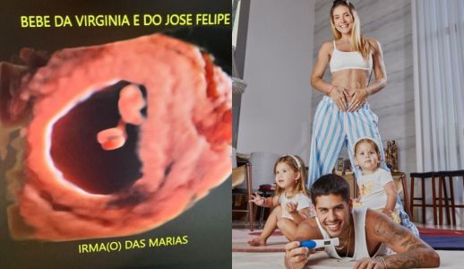 Imagem mostra ultrassom de terceiro filho de Virginia Fonseca