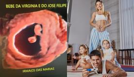 Imagem mostra ultrassom de terceiro filho de Virginia Fonseca