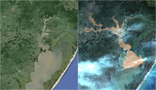 Antes e depois: imagem de satélite mostra efeito devastador da chuva no RS; veja | CNN Brasil