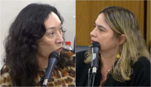 Secretária de Estado de Meio Ambiente, Marília Melo, e a deputada estadual Beatriz Cerqueira