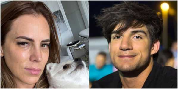 Cassiane Valadão e o sobrinho