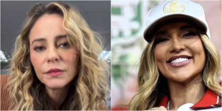 Paolla Oliveira e a substituta Virginia Fonseca