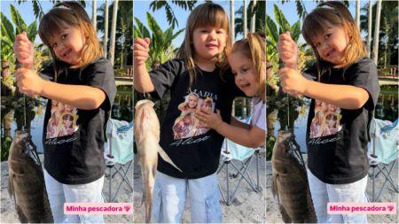 Maria Alice pesca peixe e surpreende Virginia