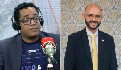 Igor de Alvarenga (à esquerda) deixará a Secretaria de Educação de Minas Gerais; Rossieli Soares (à direita) assume o cargo