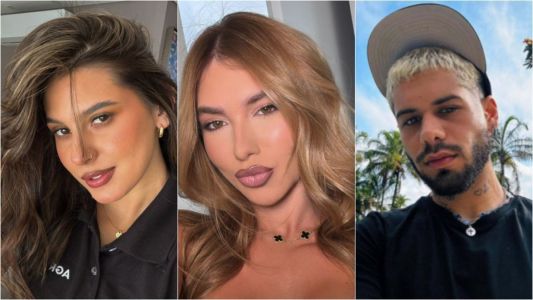 Ana Castela, Virginia e Zé Felipe