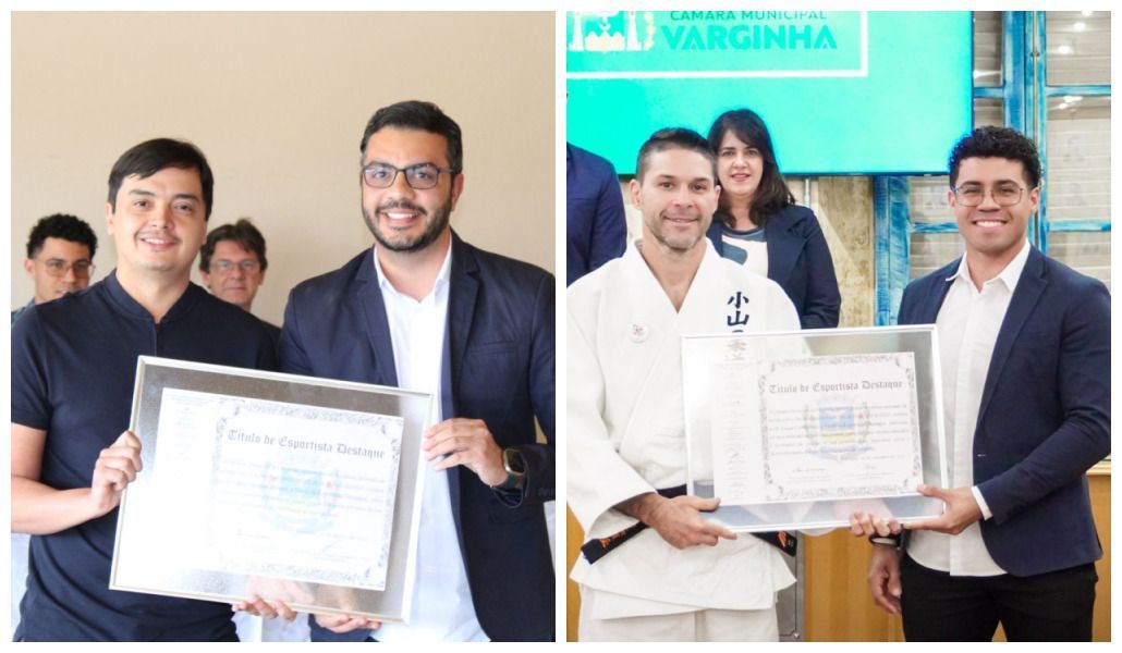 Câmara de Varginha homenageia Fábio Maritan e Lucas Corrêa com o título de Esportistas Destaque