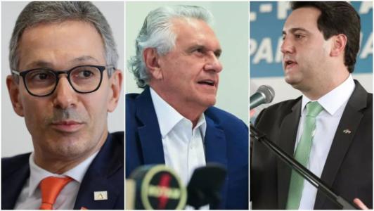 Romeu Zema, Ronaldo Caiado e Ratinho Jr. são pré-candidatos à Presidência da República
