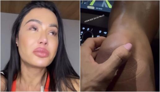 Gracyanne chora ao falar de lesão que a tirou do Dança dos Famosos