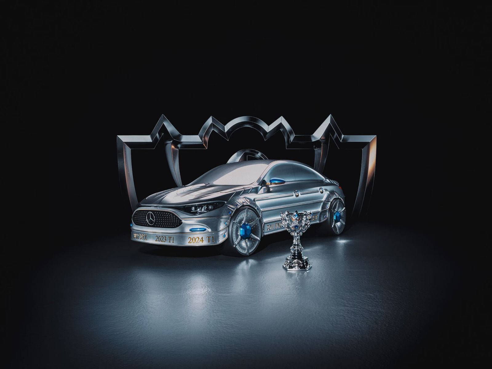 LoL: Mercedes revela 'carro' temático e exclusivo do Worlds 2025; veja imagens