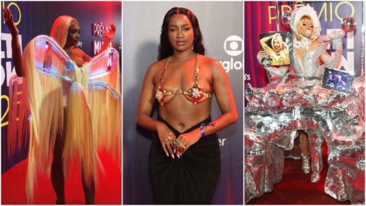 Gaby Amarantos, Iza e Wenny no Prêmio Multishow