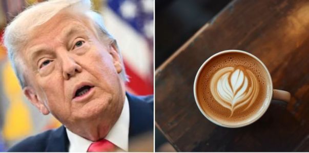 Presidente dos EUA Donald Trump e o cafezinho de todos os dias