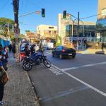 GCM atua no controle do trânsito na Avenida Benjamin Constant