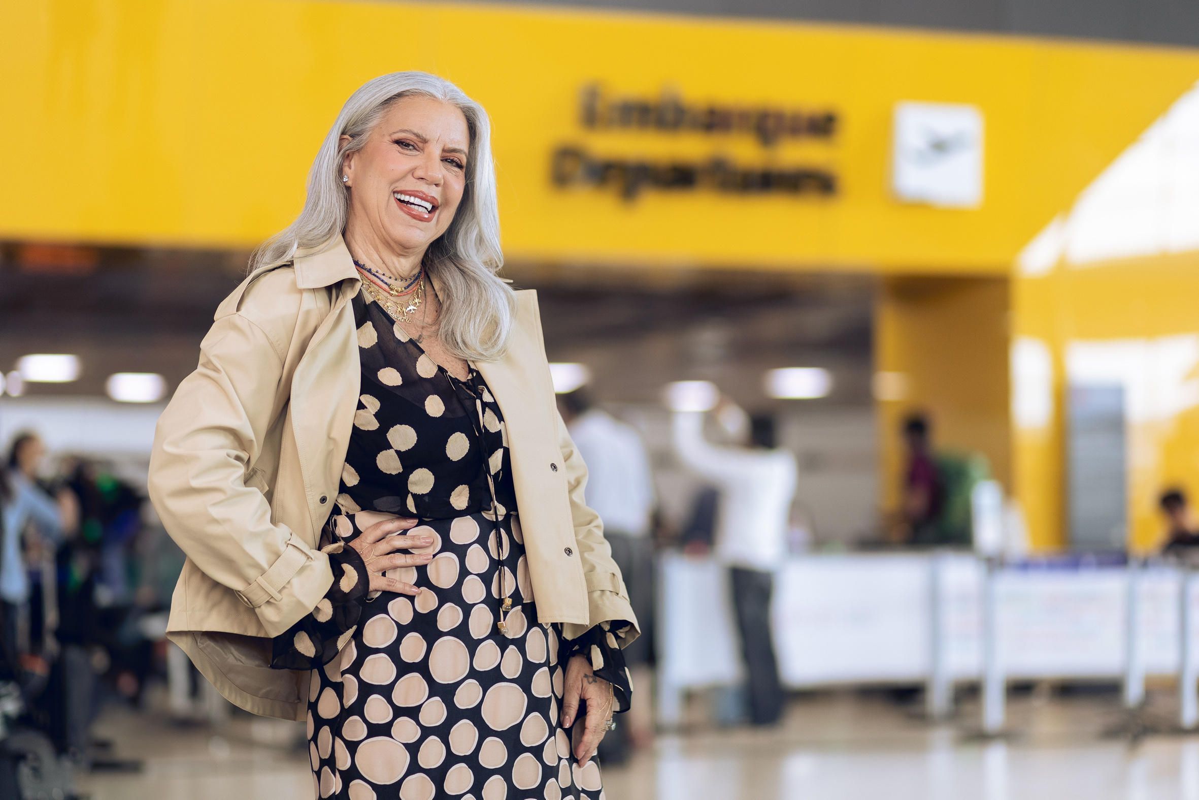 'Ouvinte daqueles que estão com nervos à flor da pele', diz Astrid Fontenelle sobre programa em aeroporto