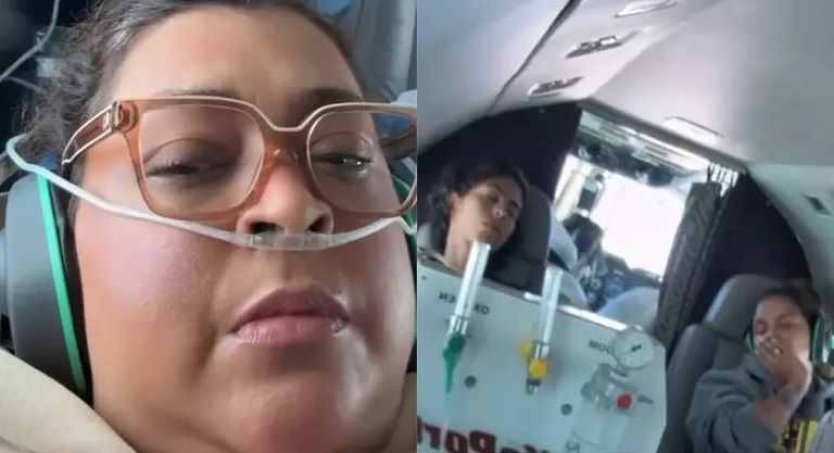 Preta Gil é transferida para São Paulo em UTI aérea; veja foto