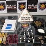 Homens que usavam e vendiam drogas são presos em São Lourenço