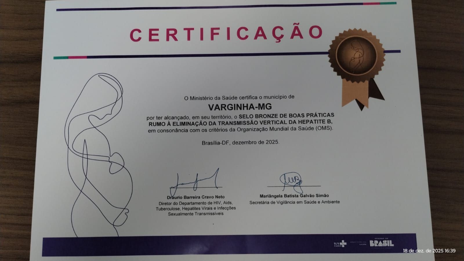 Varginha elimina transmissão vertical do HIV e ganha selo para hepatite B