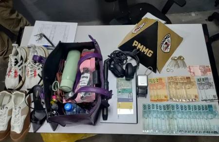 Suspeito teria guardado os produtos furtados em uma mala