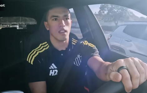 Tomás Cuello, atacante do Atlético, em entrevista para a GaloTV