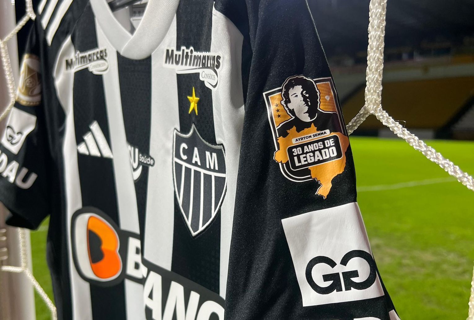 Atlético faz homenagem especial a Ayrton Senna em jogo pelo Brasileiro