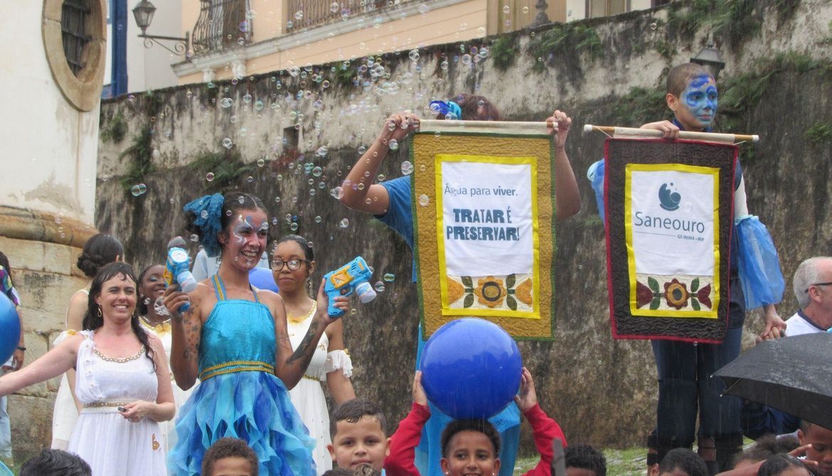 Ouro Preto celebra o Dia Mundial da Água com cortejo artístico