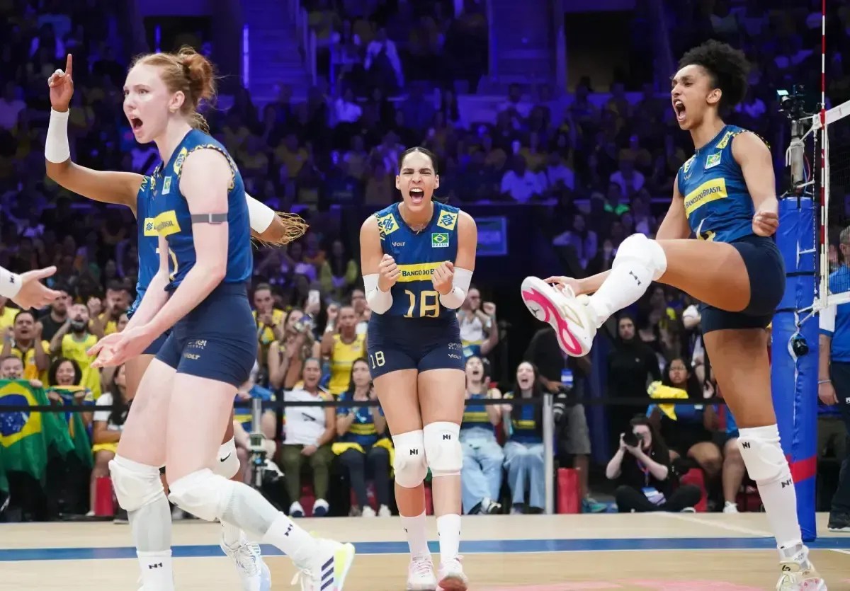 Brasil enfrenta Bélgica por ‘novo embalo’ na Liga das Nações de Vôlei