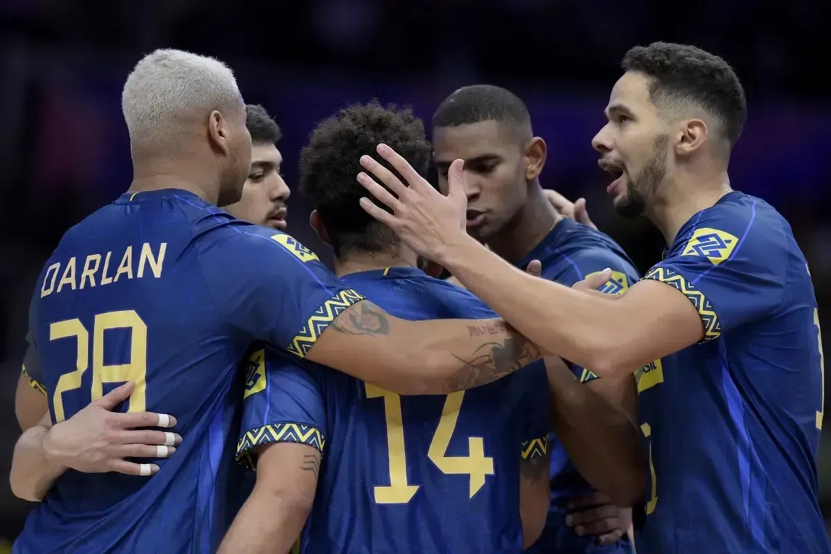 Brasil encara Turquia por liderança da Liga das Nações Masculina de Vôlei