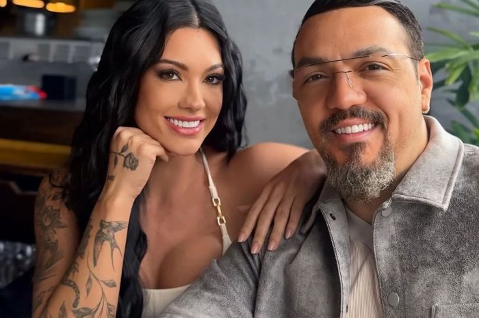 Belo e Rayane Figliuzzi