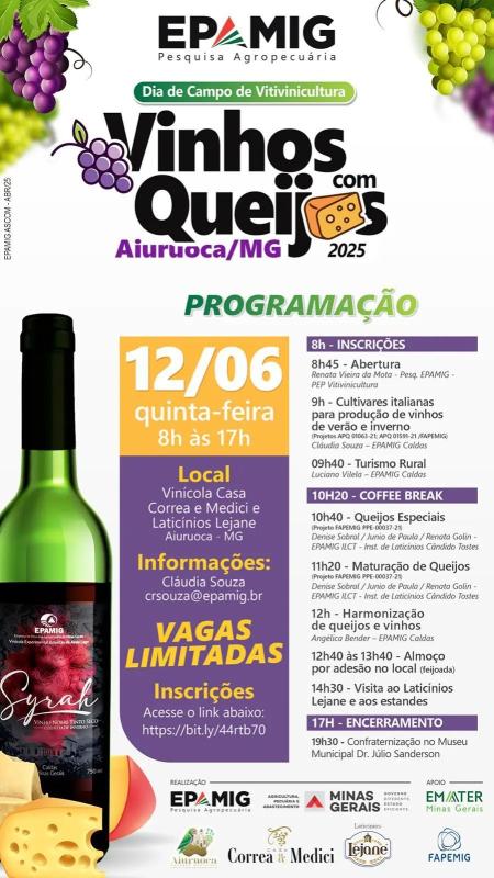 Programação é gratuita.