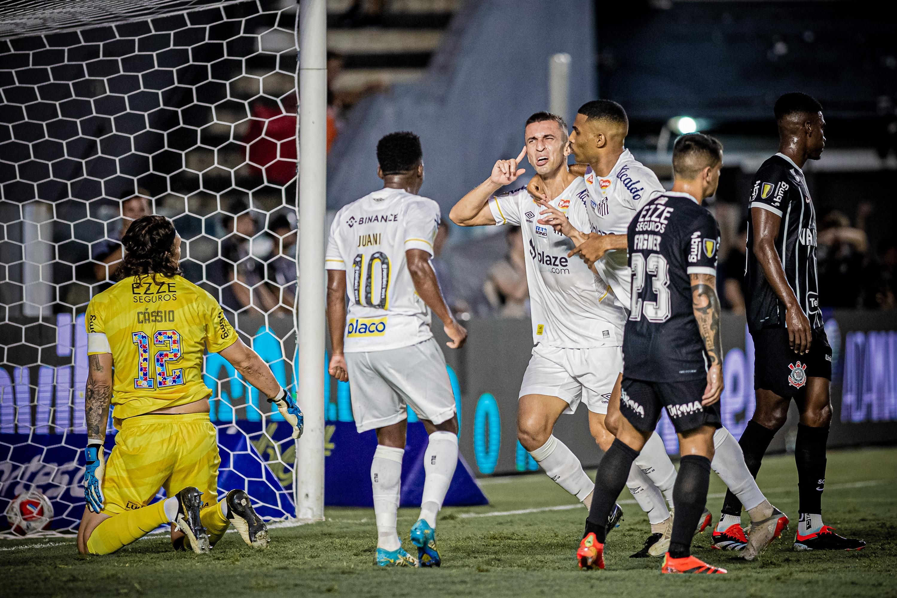 Santos vence o Corinthians pelo Paulistão e afunda rival na crise