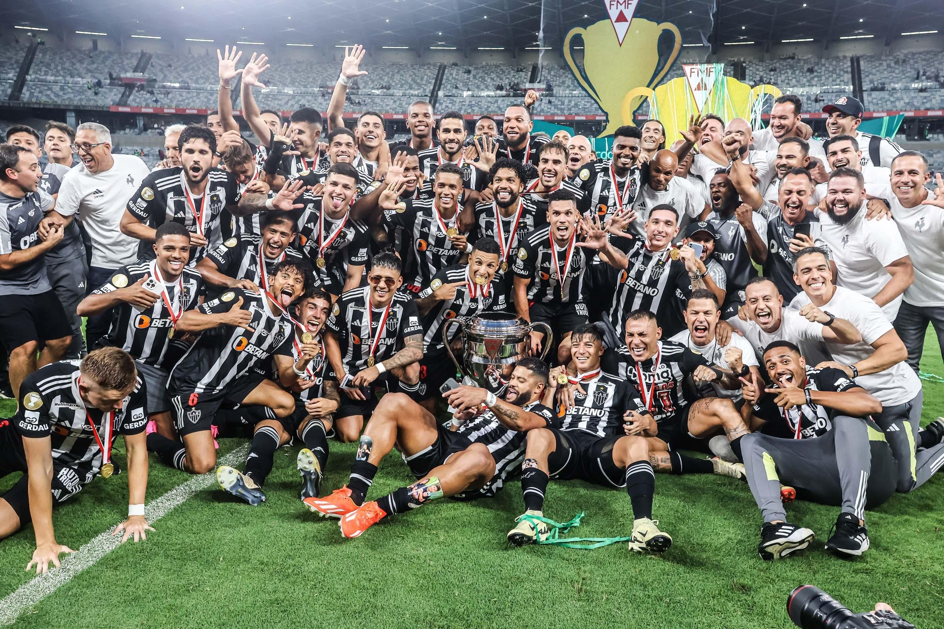 Após o penta no Mineiro, Atlético poderá igualar sequência recorde em 2025