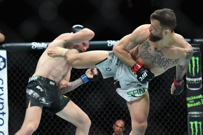  Mauricio Ruffy venceu Jamie Mullarkey e foi o grande destaque do card preliminar do UFC Rio