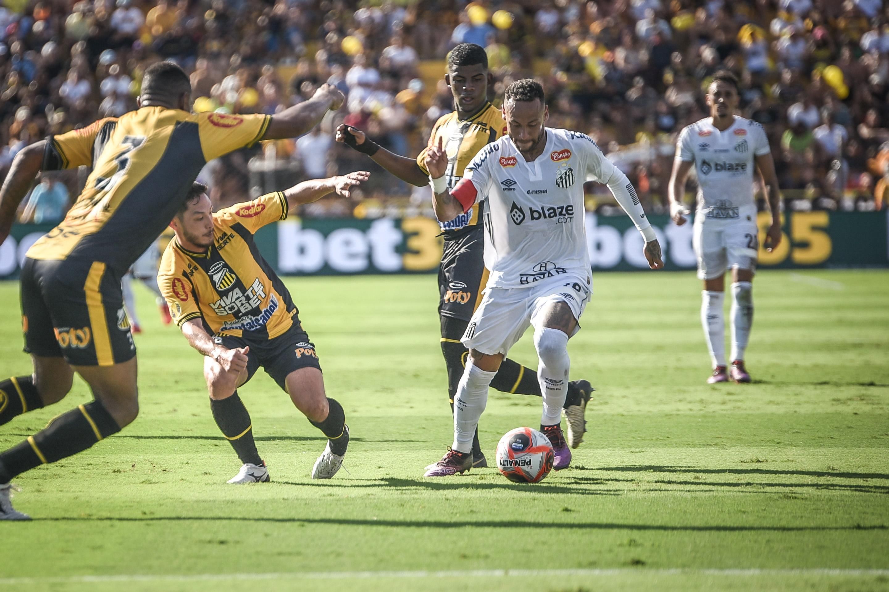 Neymar faz jogo apagado, e Santos empata com Novorizontino pelo Paulista