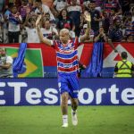 Ex-Atlético, Deyverson marca primeiro gol pelo Fortaleza contra o Palmeiras