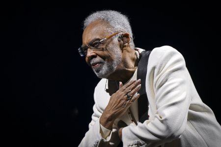 Gilberto Gil durante show Tempo Rei no Mineirão