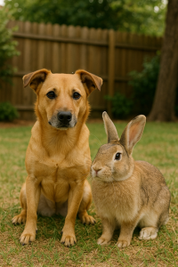 Com método é possível manter coelhos e cães no mesmo lar de forma segura