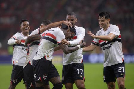 São Paulo venceu o Internacional pelo Brasileirão