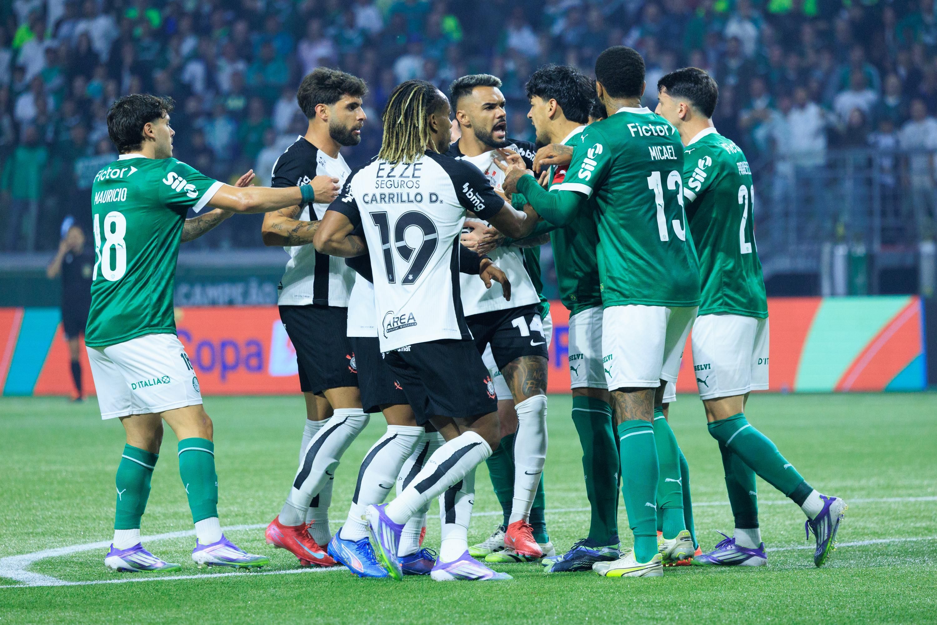 Cabeçada, isqueiro e mais: todas as polêmicas de Palmeiras x Corinthians