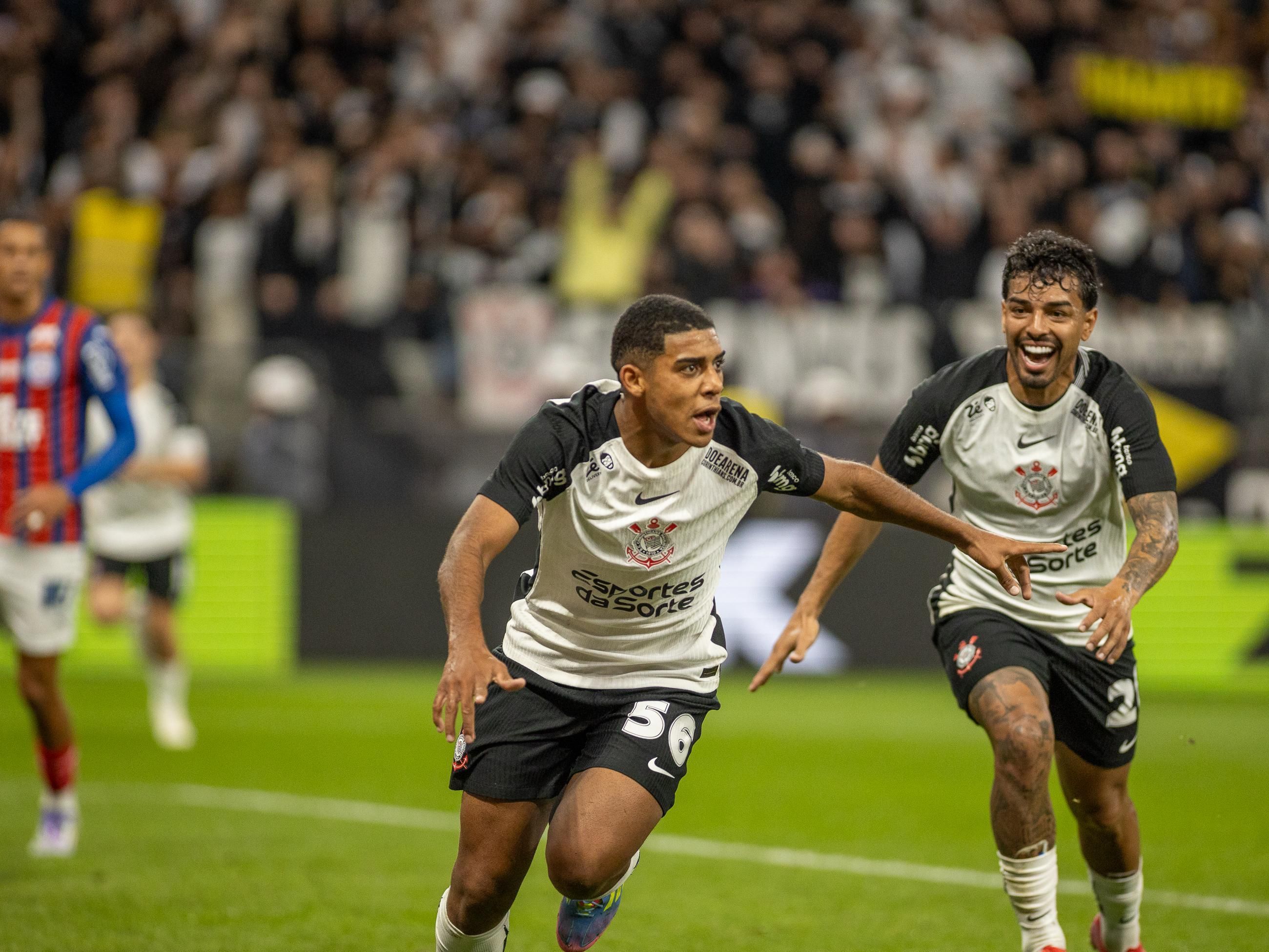 Jovem do Corinthians desencanta no profissional em derrota para o Bahia