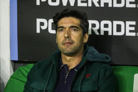 Abel Ferreira durante Palmeiras x River Plate