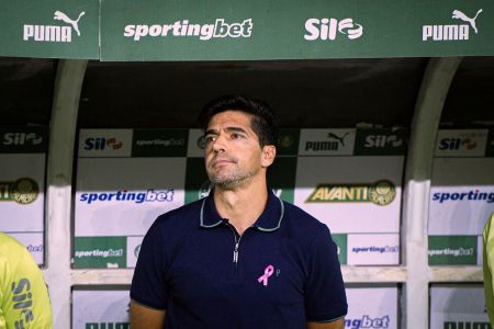 Abel Ferreira durante Partida entre Palmeiras e Vasco