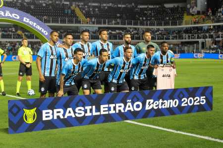 Grêmio perde atacante para duelo com o Bragantino