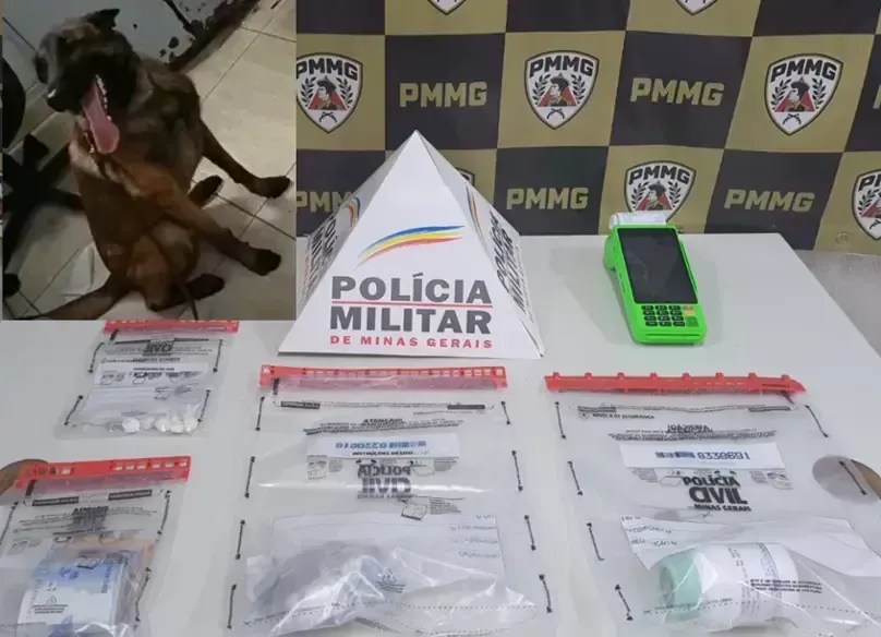 PM prende casal por tráfico de drogas no bairro Sion em Varginha