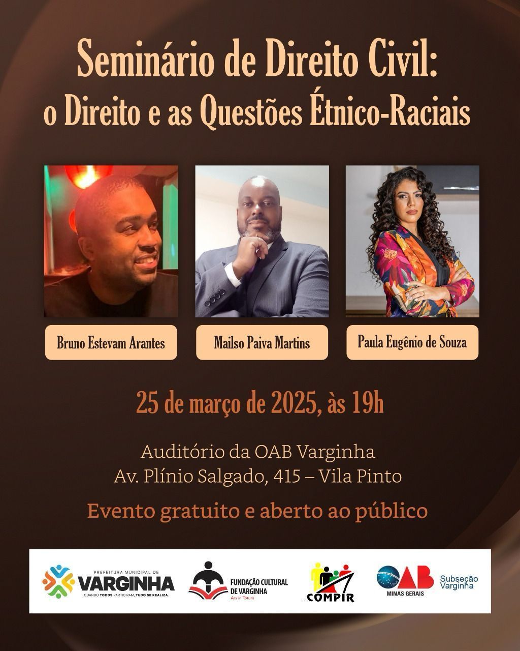 Seminário destaca direito e questões étnico raciais em Varginha