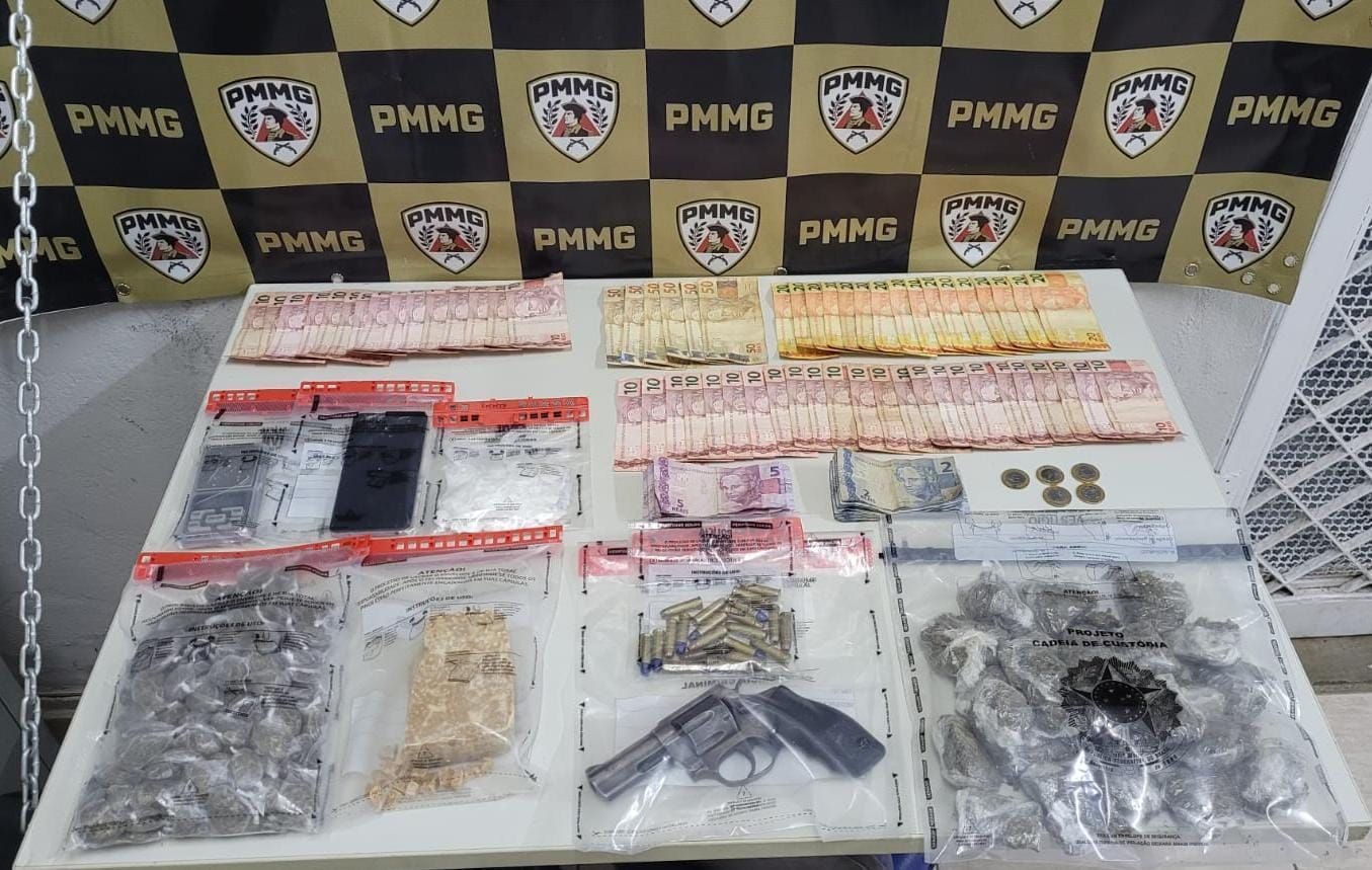 Homem é preso com drogas e arma após denúncia no Corcetti