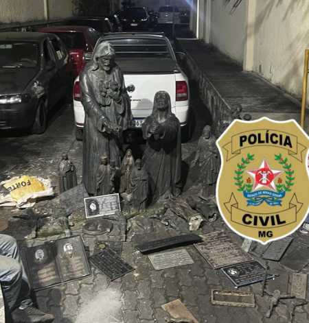 Itens devem ser devolvidos as famílias responsáveis pelos túmulos.