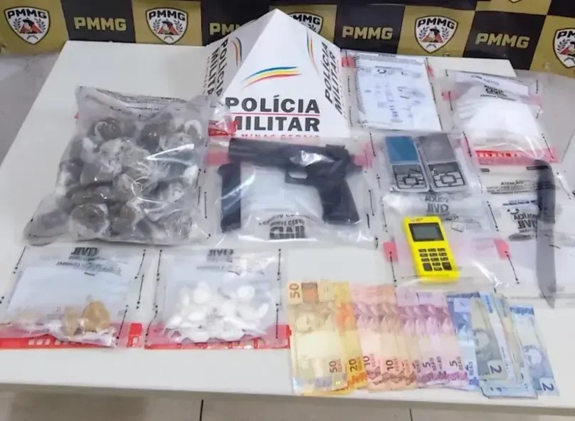 Polícia Militar prende traficantes no bairro Sion, em Varginha