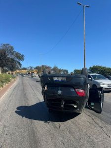 Acidente no Anel Rodoviário na altura do bairro Caiçaras