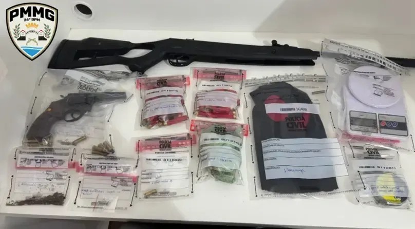 Homem é preso com armas e drogas enterradas em Elói Mendes