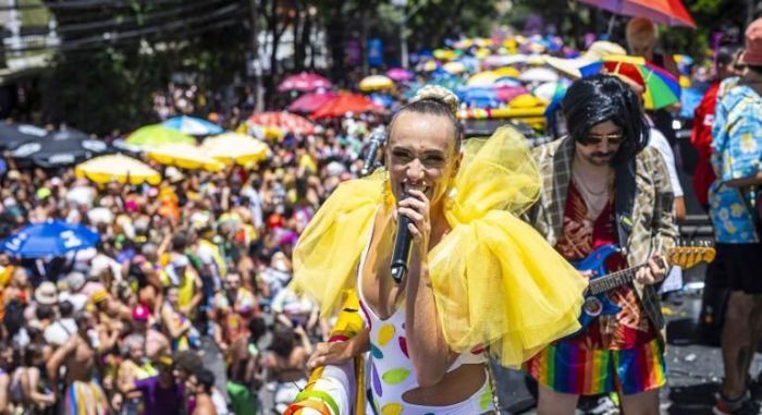 Foliões no Carnaval de BH